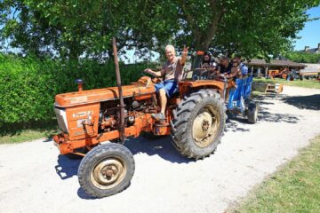 balade en tracteur vintage